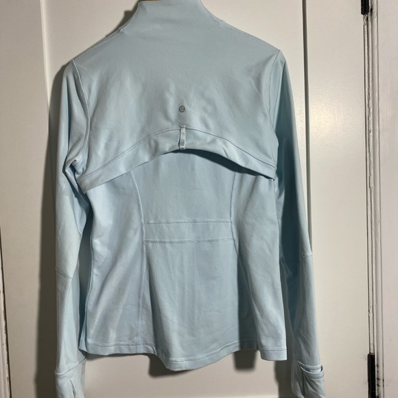 Lululemon Define Jacket *Luon Size 12 Powder Blue - Picture 4 of 7